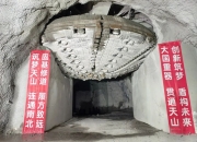 国内引水隧洞最大直径双护盾硬岩掘进机下线