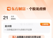 金太阳5月21日龙虎榜数据