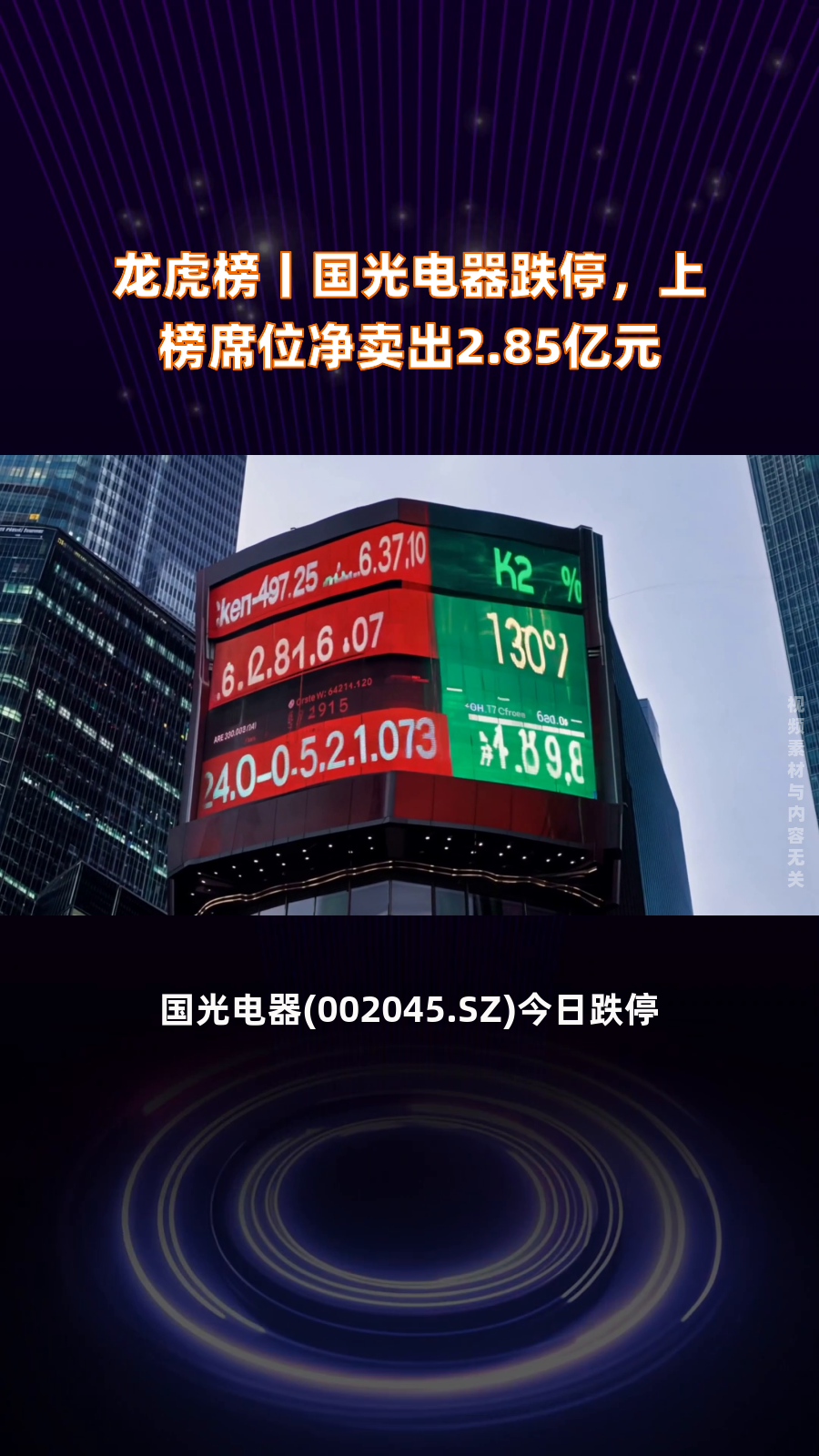 广聚能源跌停,深股通龙虎榜上净卖出4416.58万元