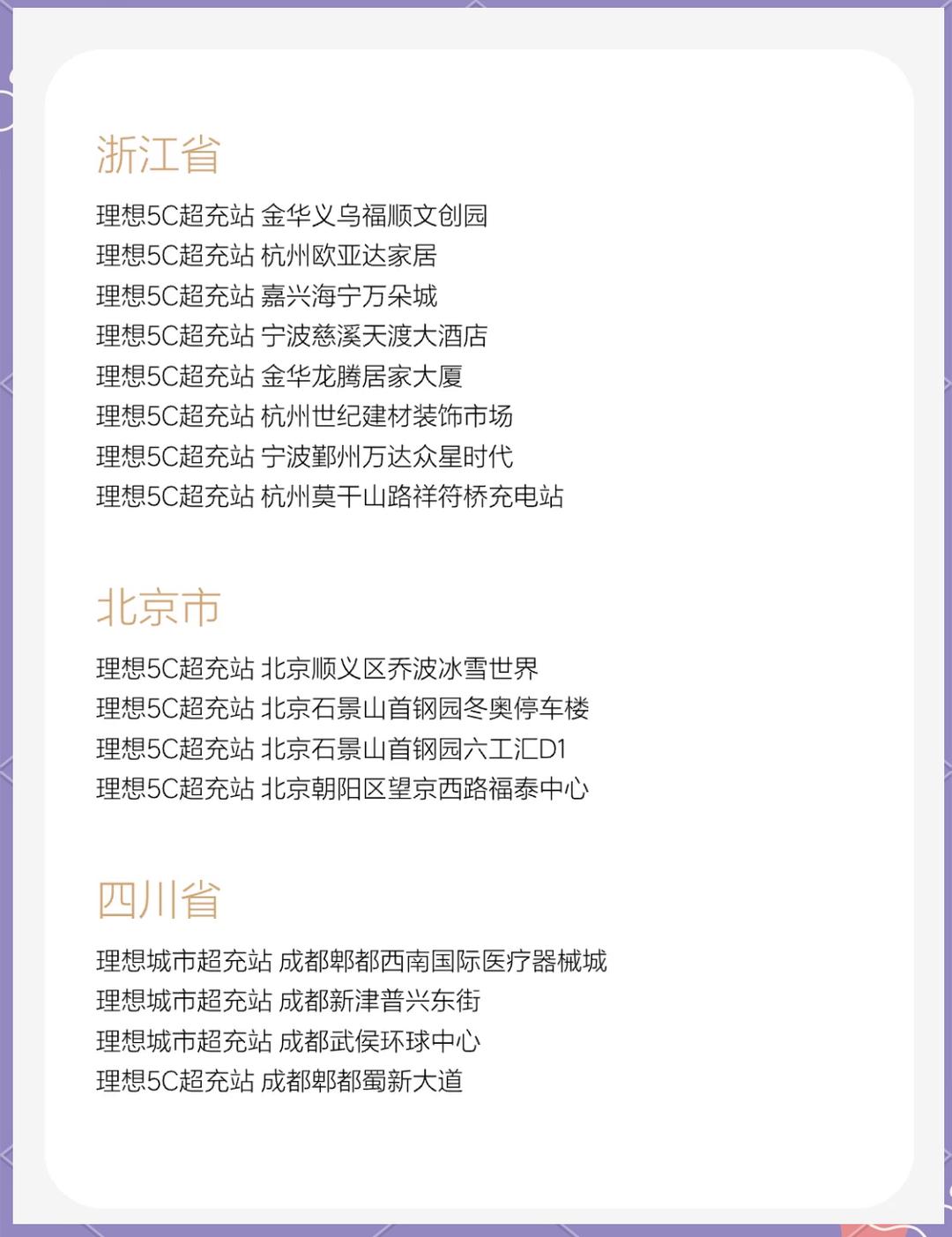 理想汽车第2400座超充站建成