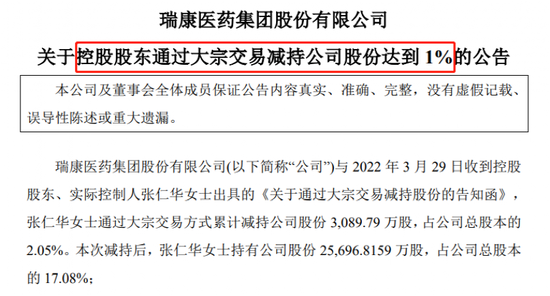 瑞康医药：4月22日召开董事会会议