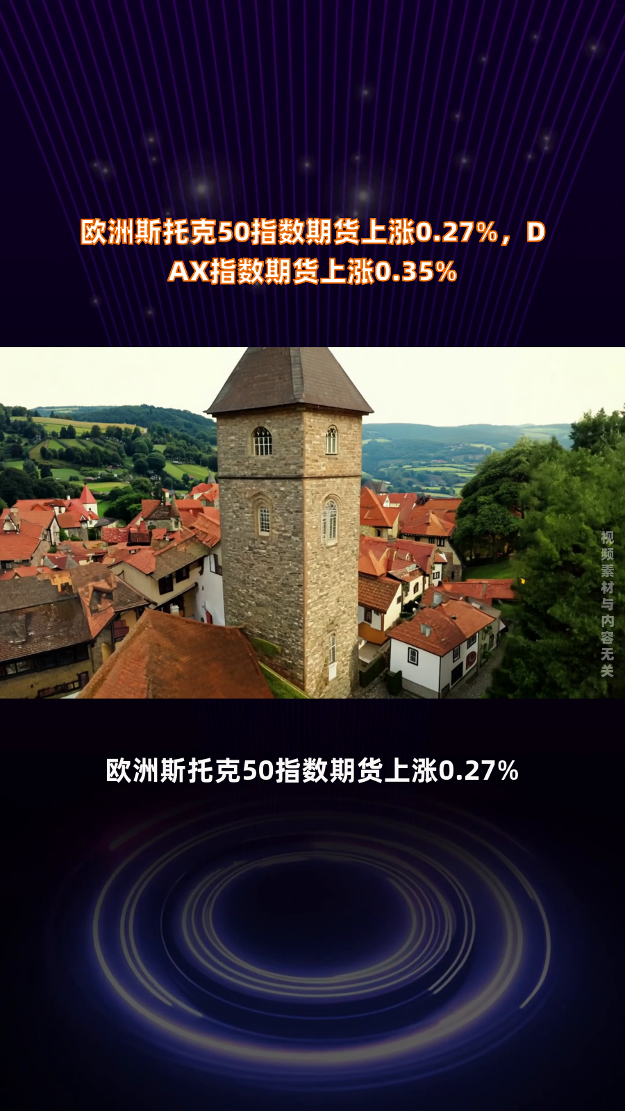欧洲斯托克50指数期货下跌0.65%