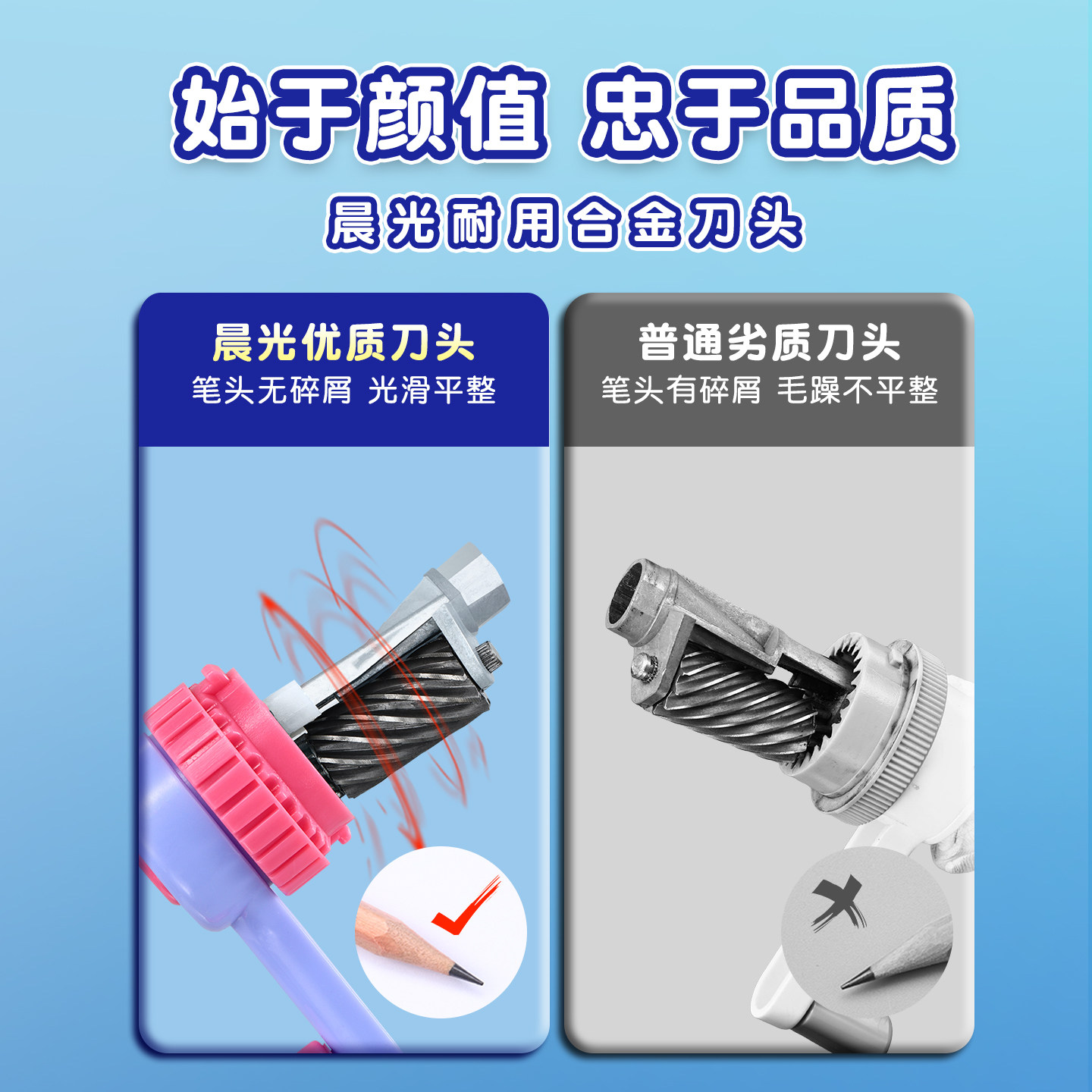 晨光股份获得外观设计专利授权:“削笔机”